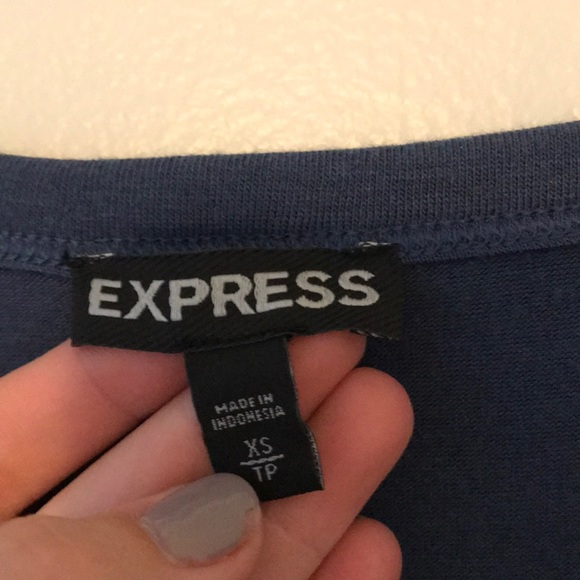 A very low cut t-shirt from express. - Picture 3 of 5